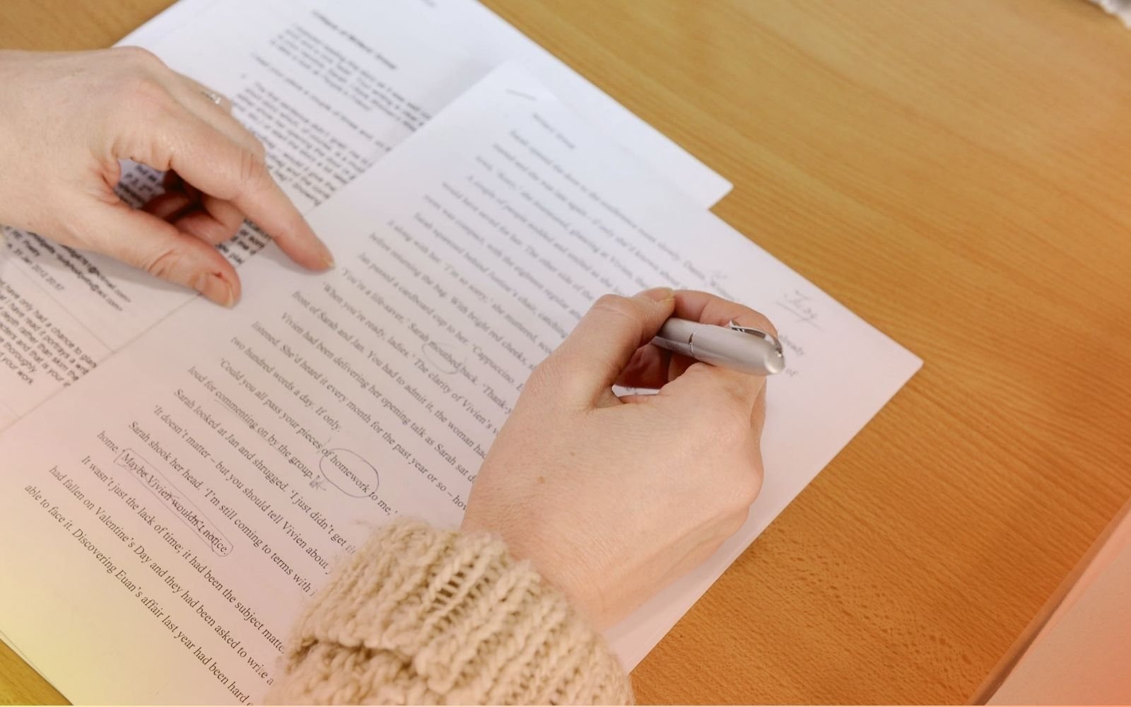 Teen Writing An Essay