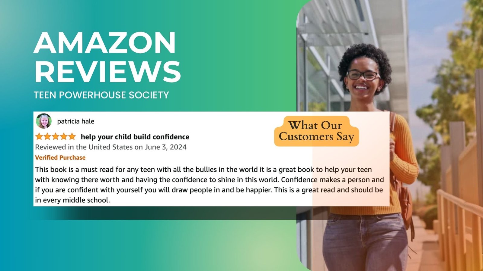 Patricia Hale Amazon Review Teen Powerhouse Society