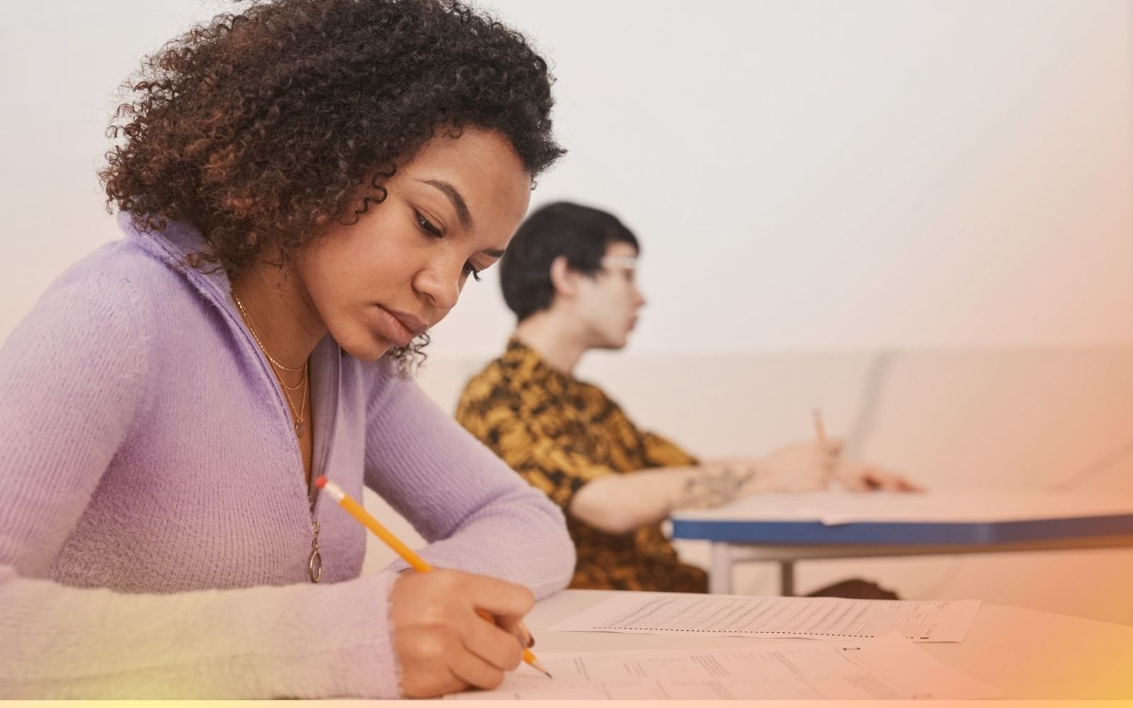 Teen Studying and Balancing Academics